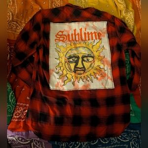 Upcycled sublime flannel